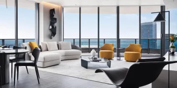طراحی داخلی یک پنت هاوس خاص در میامی