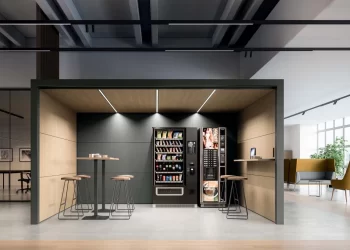 کابین سایلنت x-change با ترکیب رنگ نوک مدادی و چوب افرا