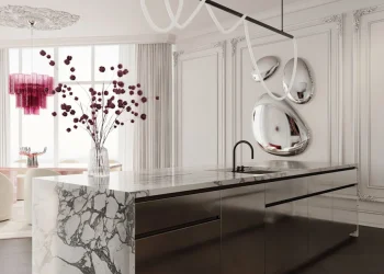 دیزاین و طراحی داخلی آپارتمانی لوکس در امارات