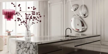 دیزاین و طراحی داخلی آپارتمانی لوکس در امارات