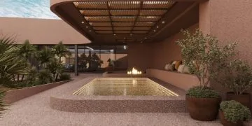 پروژه معماری ویلای محب اثر بابک حسن پور در اصفهان