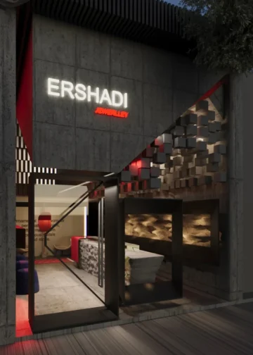 پروژه معماری طلافروشی ارشادی اثر استودیو کماکان در شیراز