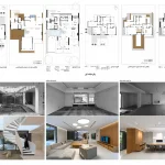 رتبه دوم معماری داخلی ویلاها: وحید جودی / خانه ماه جنگل