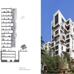 رتبه سوم مشترک در بخش معماری آپارتمانها: بهنام میرانیان/ برج مسکونی سعادت آباد