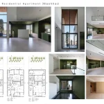 رتبه سوم مشترک در بخش معماری آپارتمانها: محمد ابراهیم زاده / ساختمان میان – مشهد