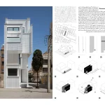 تقدیر ویژه در بخش معماری آپارتمانها: احمدرضا فراست کیش / آپارتمان سکوت سفید