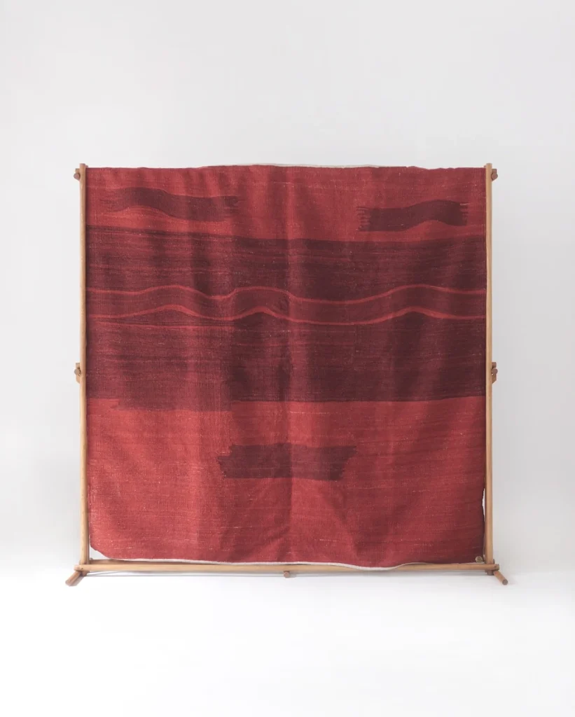 گلیم دست بافت ذهنی بافی از Marzbani Rug
