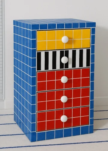 مبلمان دست ساز با کاشی از مجموعه پلیکان