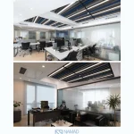 لوورهای نمدی آکوستیک سقفی از نمد استودیو - متریالی مدرن و زیبا و کارآمد برای پوشش سقف